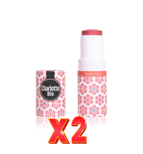Pack de 2 unidades Rubor En Crema Rosewood - Stick, 5 G. Charlotte Bio