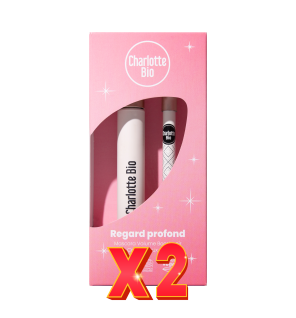 Pack de 2 unidades Set De Ojos (Máscara De Pestañas Black + Lápiz De Ojos Black) Charlotte Bio
