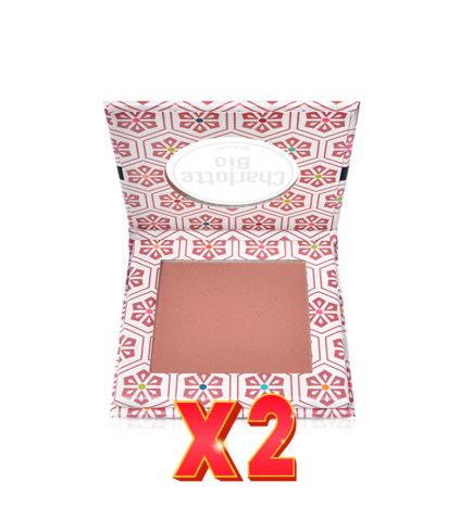 Pack de 2 unidades Rubor Rosewood Pink, 7 G. Charlotte Bio
