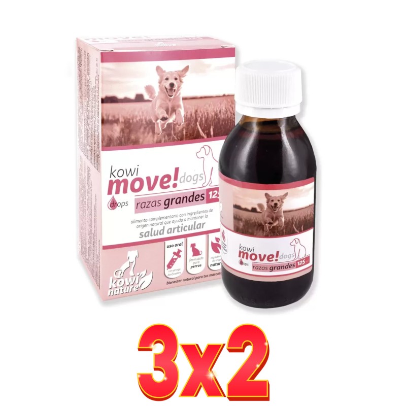Pack de 3x2 unidades Kowi Move! Drops 125 Ml Kowi