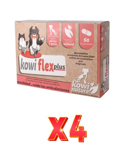 Pack de 4 unidades Kowi Flex Plus 60 Comprimidos Kowi