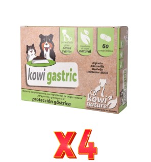 Pack de 4 unidades Kowi Gastric 60 Comprimidos Kowi