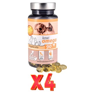 Pack de 4 unidades Kowi Omega 90 Perlas Kowi