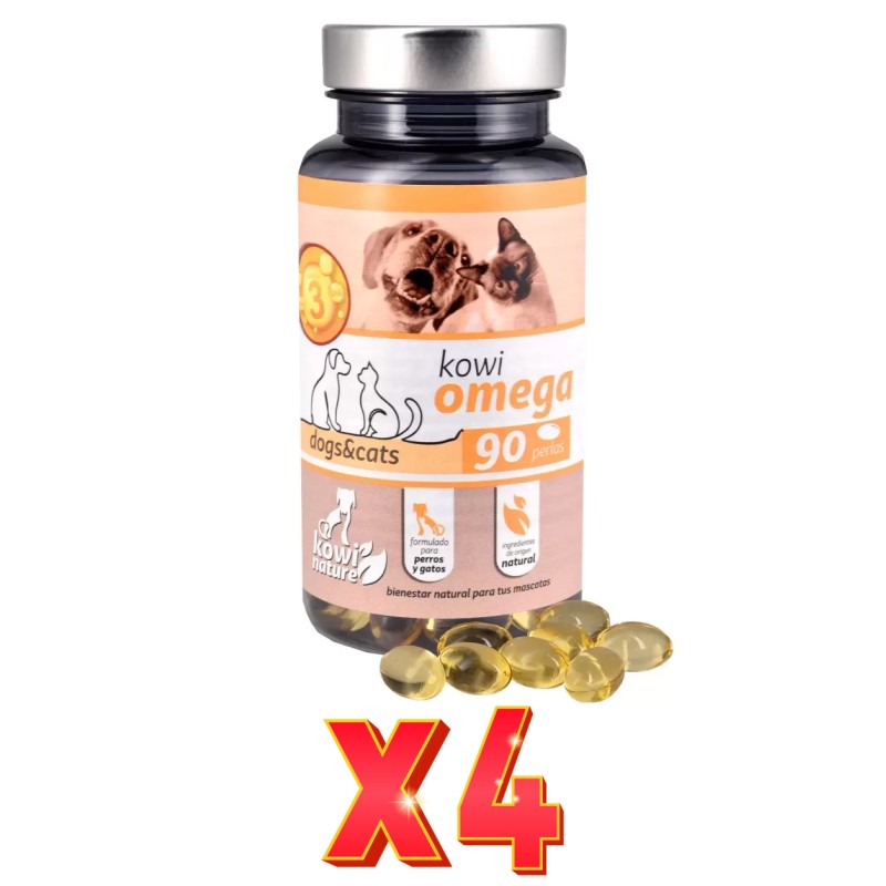 Pack de 4 unidades Kowi Omega 90 Perlas Kowi Pack de 4 unidades Kowi Omega 90 Perlas Kowi