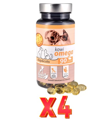 Pack de 4 unidades Kowi Omega 90 Perlas Kowi
