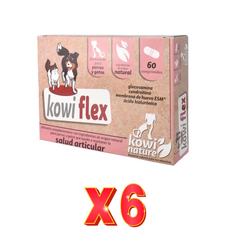 Pack de 6 unidades Kowi Flex 60 Comprimidos Kowi
