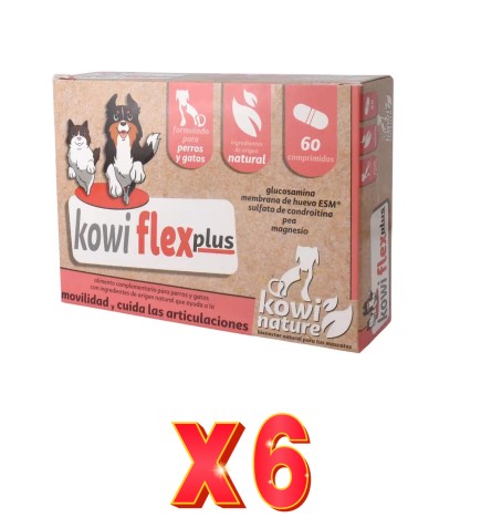 Pack de 6 unidades Kowi Flex Plus 60 Comprimidos Kowi