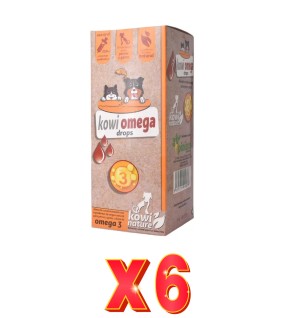 Pack de 6 unidades Kowi Omega Drops 250 Ml Kowi