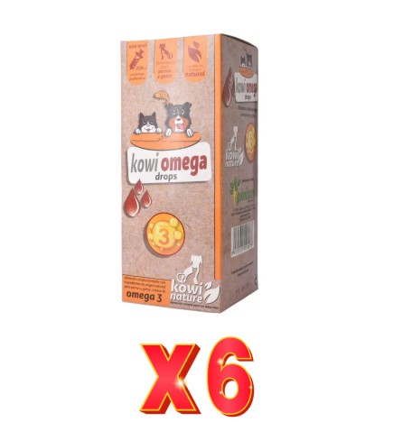 Pack de 6 unidades Kowi Omega Drops 250 Ml Kowi