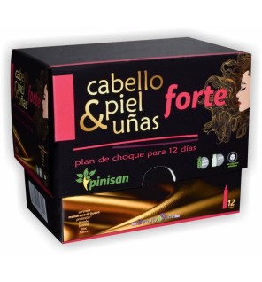 Cabello-Piel & Uñas Forte Beautyline 12 Viales Pinisan