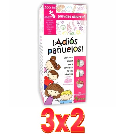 Pack de 3x2 unidades Adios Pañuelos 500 Ml Pinisan