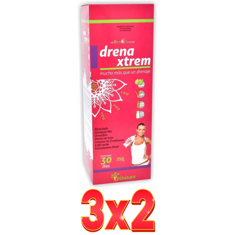 Pack de 3x2 unidades Drenaxtrem 750 Ml Pinisan Pack de 3x2 unidades Drenaxtrem 750 Ml Pinisan