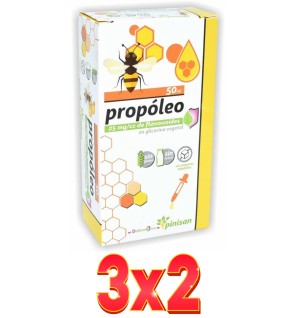 Pack de 3x2 unidades Extracto Propoleo 50 Ml Pinisan
