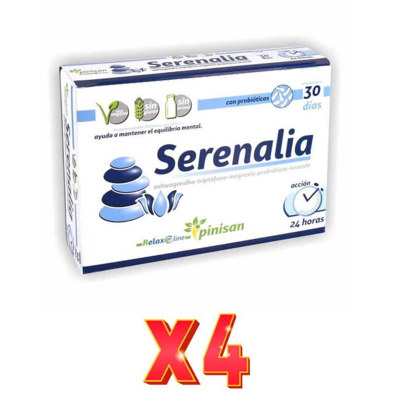 Pack de 4 unidades Serenalia 60 Cápsulas Pinisan Pack de 4 unidades Serenalia 60 Cápsulas Pinisan