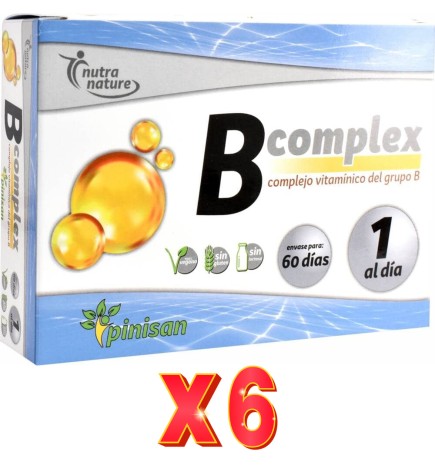 Pack de 6 unidades B Complex Pinisan
