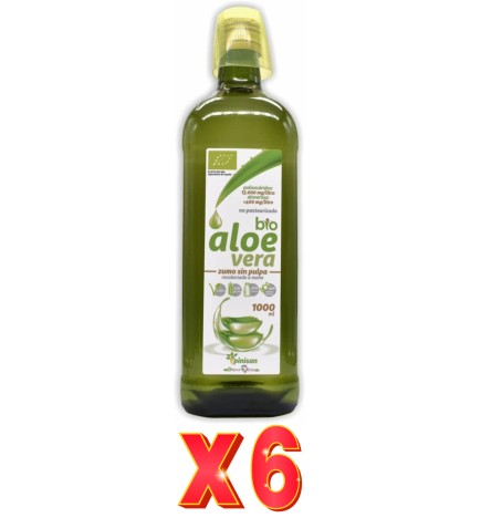 Pack de 6 unidades Bio Aloe Vera 1000 Ml Pinisan