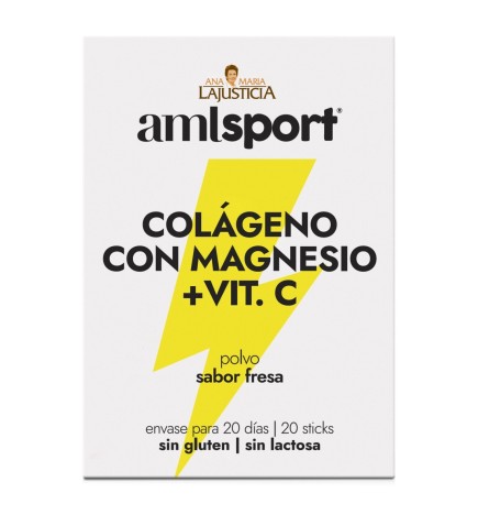 Colageno + Mag + Vit.C  Fresa Amls 20 Sticks Ana Maria Lajusticia