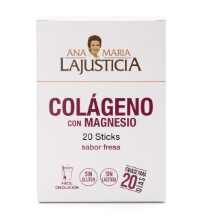 Colageno + Mag Fresa 20 Sticks Ana Maria Lajusticia