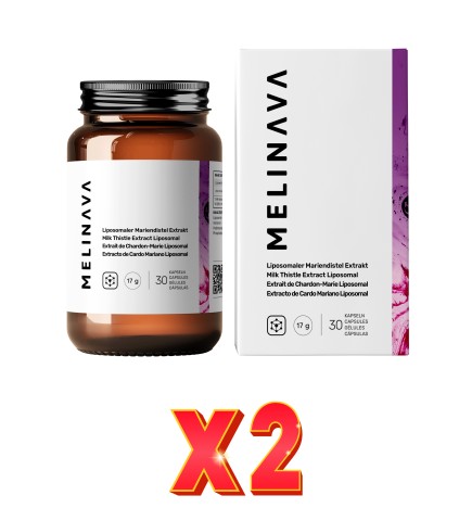 Pack de 2 unidades Cardo Mariano Liposomal Cápsulas Melinava