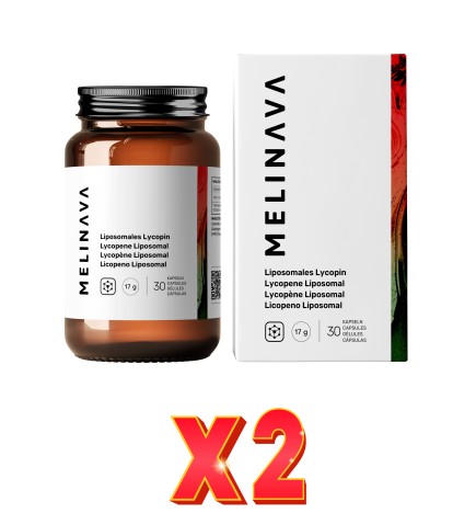 Pack de 2 unidades Licopeno Liposomal Cápsulas Melinava