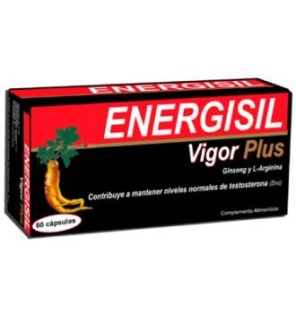 Energisil Vigor Plus (Ginseng+Arginina) 60 Capsulas Energisil