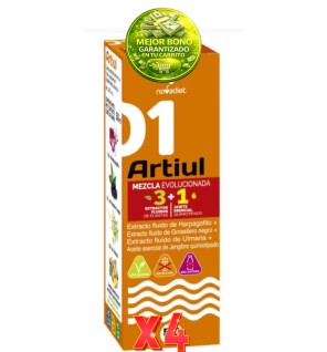 Pack de 4 unidades Artiul+Aceite Es. Jengibre 50 Ml. Novadiet