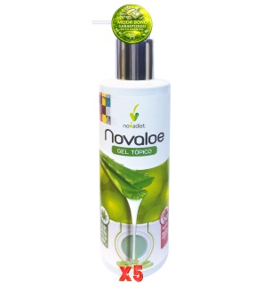 Pack 5 unidades Novaloe Gel 250 Ml Novadiet