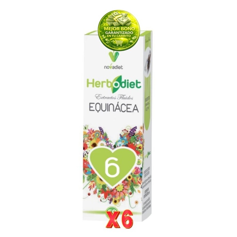 Pack de 6 unidades Extracto Echinácea 50 Ml. Novadiet Pack de 6 unidades Extracto Echinácea 50 Ml. Novadiet