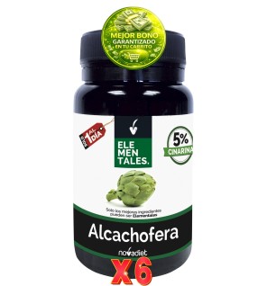 Pack de 6 unidades Alcachofera 30 Cápsulas Vegetales. Novadiet