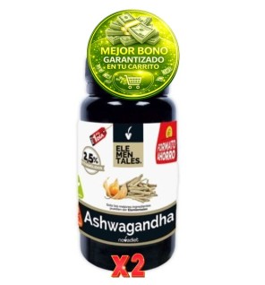 Pack de 2 unidades Ashwagandha 60 Capsulas 60 Cápsulas Vegetales. Novadiet