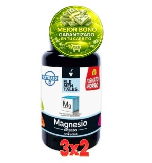 Pack de 3x2 unidades Citrato De Magnesio 120 Comprimidos  Novadiet