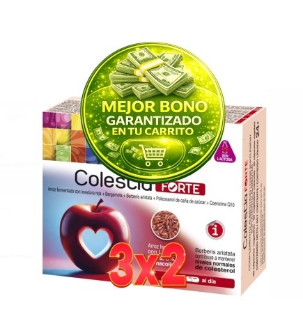 Pack de 3x2 unidades Colestia Forte 30 Capsulas  Novadiet