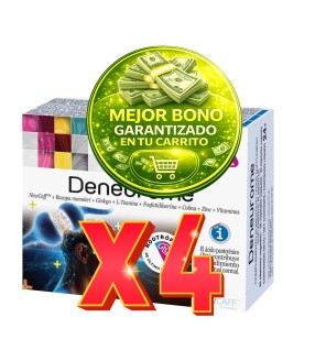 Pack de 4 unidades Deneurome 30 Cápsulas Vegetales. Novadiet