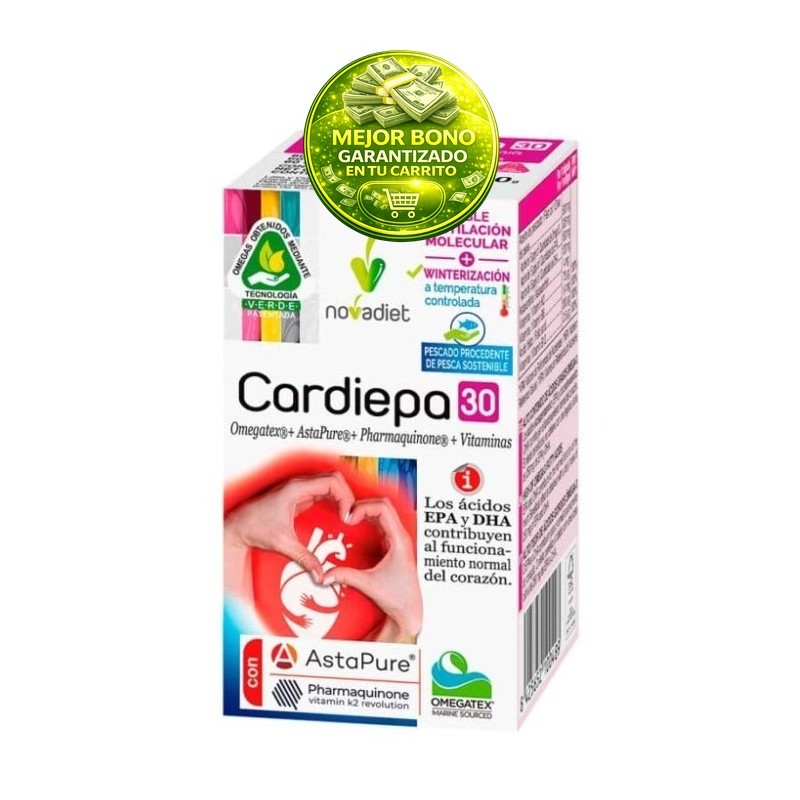 Cardiepa 30 Cápsulas Blandas. Novadiet