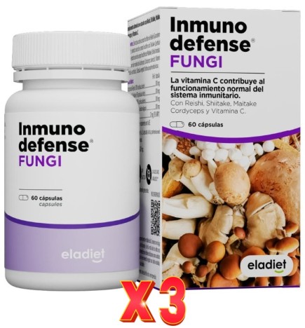 Pack 3 unidades Inmuni Fungi 60 Capsulas de Eladiet