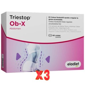 Pack 3 unidades Triestop Ob-X 60 Comprimidos de Eladiet