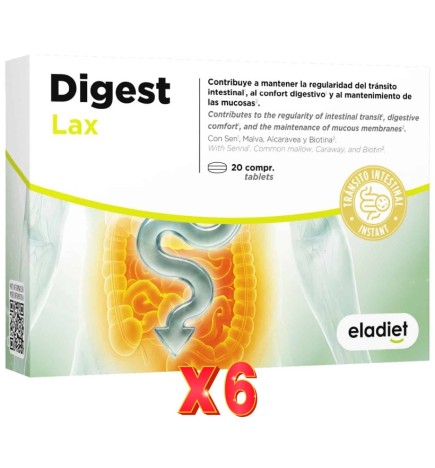 Pack de 6 unidades Digest Lax 20 Comprimidos de Eladiet