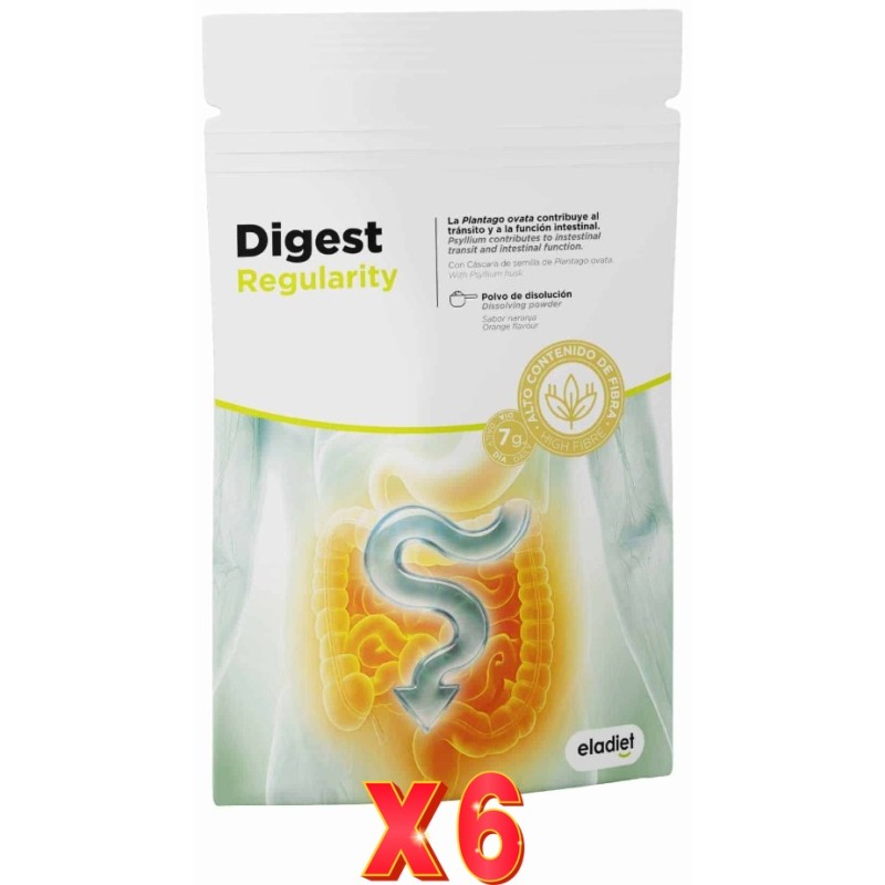 Pack de 6 unidades Digest Regularidad 180 Gramos de Eladiet Pack de 6 unidades Digest Regularidad 180 Gramos de Eladiet