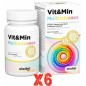 Pack de 6 unidades Vit&Min Multiadvance 30 Comprimidos de Eladiet