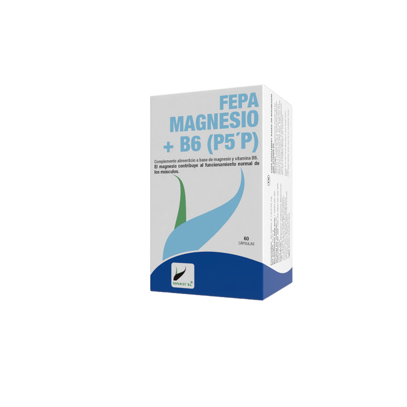 Fepa Magnesio + B6 (P5´P) 60 Cápsulas Fepadiet
