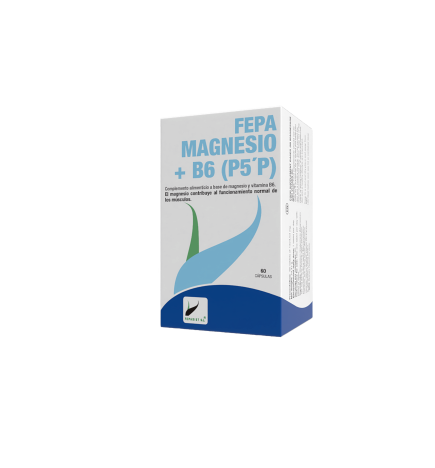 Fepa Magnesio + B6 (P5´P) 60 Cápsulas Fepadiet