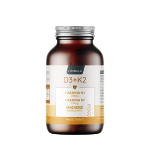 Vitamina D3+K2 Fórmula 60 Cápsulas Webotanix