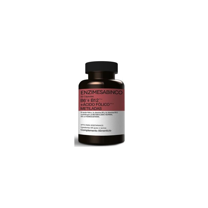 Homocisbin B6 + B12 + Acido Folico Metiladas 60Cap Enzime - Sabinco Homocisbin B6 + B12 + Acido Folico Metiladas 60Cap Enzime - Sabinco