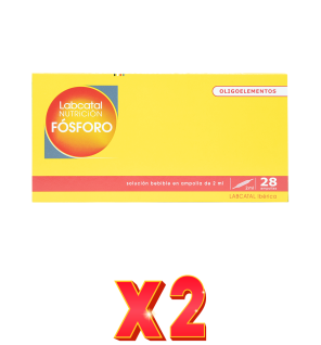 Pack de 2 unidades Fosforo 15 28X2Ml Ampollas Labcatal
