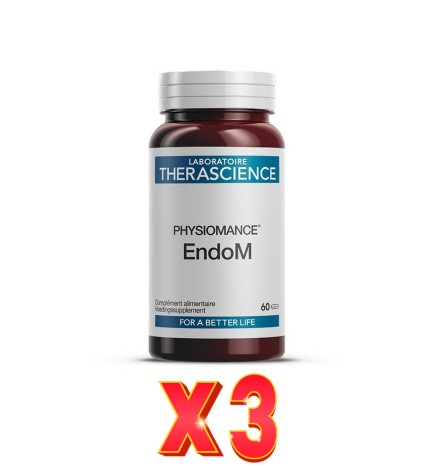 Pack de 3 unidades Physiomance Endom 60 Comprimidos Therascience