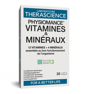 Physiomance Vitaminas & Minerales 30 Cápsulas Therascience