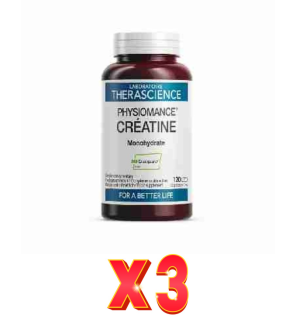 Pack de 3 unidades Créatine Caps 120 Cápsulas Therascience