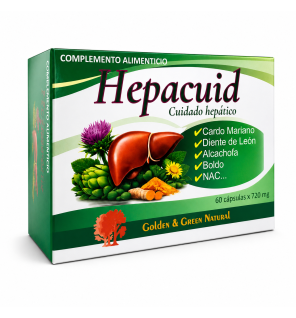 Hepacuid 60 Cápsulas Golden & Green