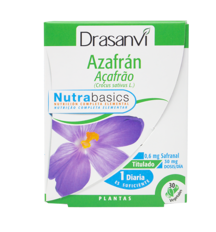 Azafran 30 Capsulas Nutrabasicos  Drasanvi