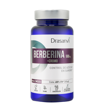 Berberina 60 Capsulas Nutrabasicos  Drasanvi